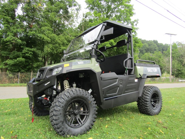 2022 Hisun Sector 550 4wd Avocado Green  **Sale receive $1000.00 off Or a Free Snow Plow**