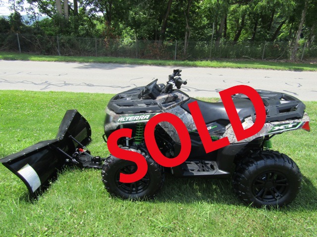 2016 Arctic Cat Alterra 550XT 4WD with Snow Plow Package Camo